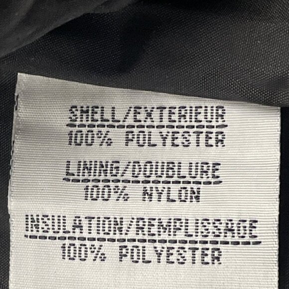 I. Spiewak And Sons Quilted Insulated Jacket Men’s L Black Full Zip Polyester - Picture 8 of 13